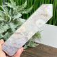 Pink Amethyst Flower Agate Quartz Tower Healing Crystal Generator 901g 200mm