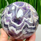 Chevron Dream Amethyst Sphere Healing Crystal Ball 1183g 95mm