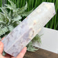 Pink Amethyst Flower Agate Quartz Tower Healing Crystal Generator 901g 200mm