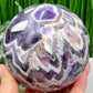 Chevron Dream Amethyst Sphere Healing Crystal Ball 1183g 95mm