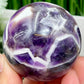 Chevron Dream Amethyst Sphere Healing Crystal Ball 286g 59mm