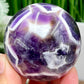 Chevron Dream Amethyst Sphere Healing Crystal Ball 286g 59mm