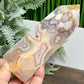 Flower Agate Tower Healing Crystal Generator 467g 147mm