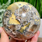 Mosaic Chalcedony Quartz Sphere RARE Large Crystal Ball 1078g 94mm