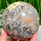 Mosaic Chalcedony Quartz Sphere RARE Large Crystal Ball 1078g 94mm