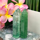 Green Fluorite Points Towers Translucent Crystal Generators