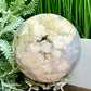 Flower Agate Sphere Healing Crystal Ball 1994g 114mm