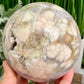 Flower Agate Sphere Healing Crystal Ball 1994g 114mm