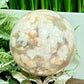 Flower Agate Sphere Healing Crystal Ball 676g 79mm