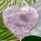 Amethyst Heart with Stand Healing Crystal Carving 392g