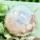 Flower Agate Sphere Healing Crystal Ball 452g 70mm