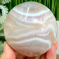 Agate Quartz Sphere Healing Crystal Ball 664g 78mm