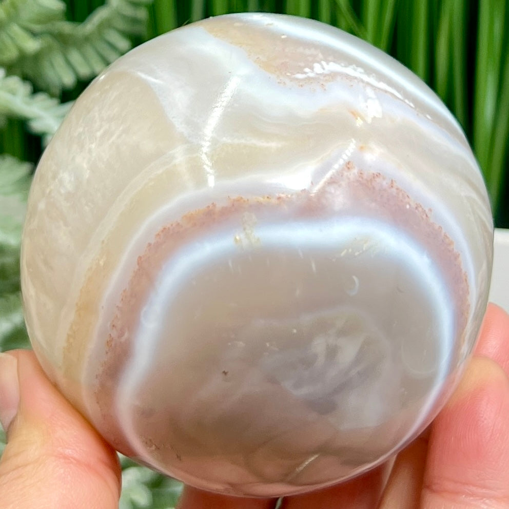 Agate Quartz Sphere Healing Crystal Ball 664g 78mm