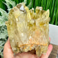 Smoky Citrine Cluster With Stand Raw Crystal Specimen 1130g