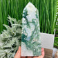 Tree Agate Tower Healing Crystal Generator 1548g 202mm