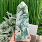 Tree Agate Tower Healing Crystal Generator 1548g 202mm