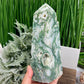 Tree Agate Tower Healing Crystal Generator 1548g 202mm