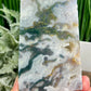 Multicoloured Moss Agate Blue Tower High Quality Crystal Generator 1132g 174mm