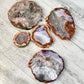 Agate Slice Slab Natural Raw Crystal Australian Seller