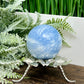 Blue Calcite Sphere Healing Crystal Ball 292g 58mm