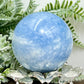 Blue Calcite Sphere Healing Crystal Ball 292g 58mm