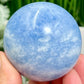 Blue Calcite Sphere Healing Crystal Ball 292g 58mm