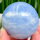 Blue Calcite Sphere Healing Crystal Ball 292g 58mm