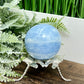 Blue Calcite Sphere Healing Crystal Ball 374g 64mm