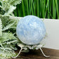 Blue Calcite with Galena Sphere Healing Crystal Ball 778g 82mm