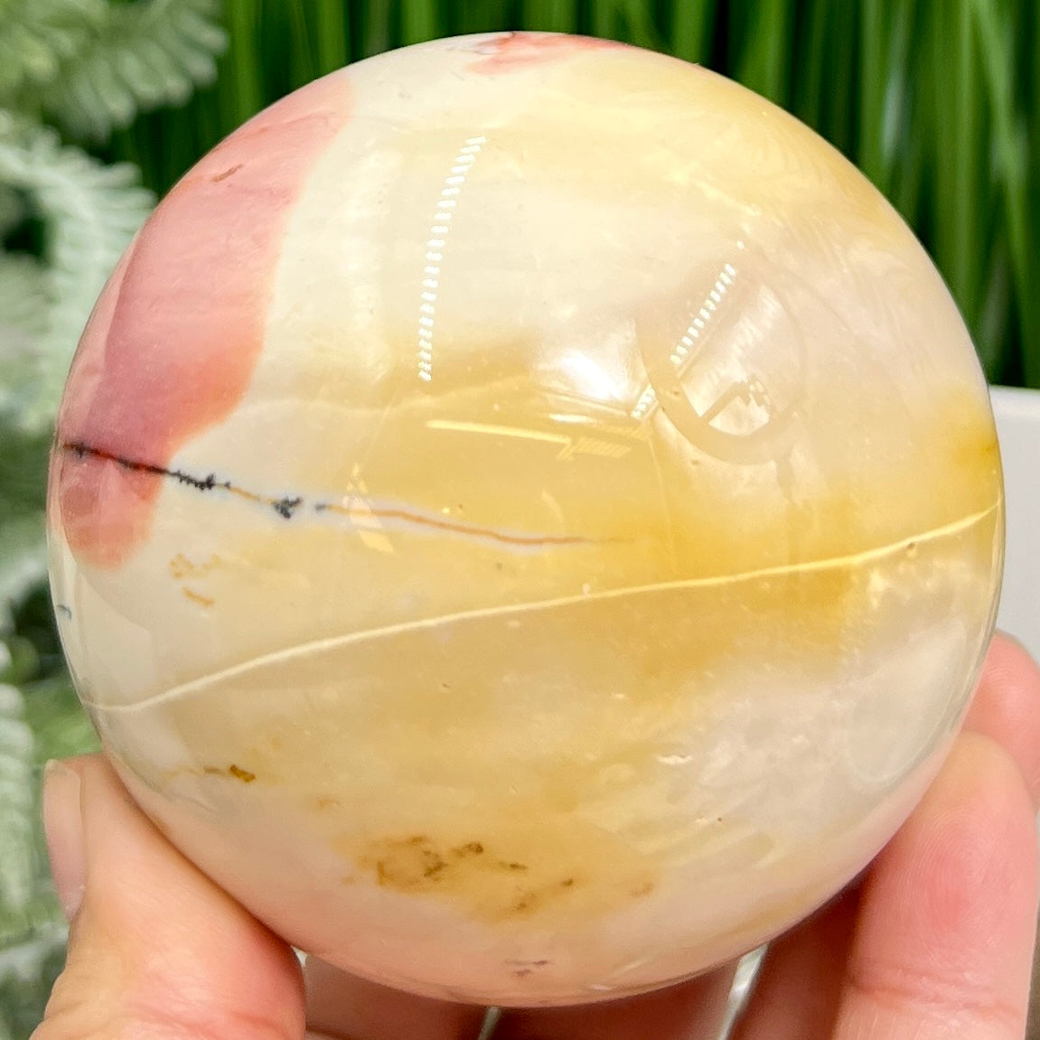 Mookaite Jasper Sphere Australian Gemstone Crystal Ball 642g 79mm