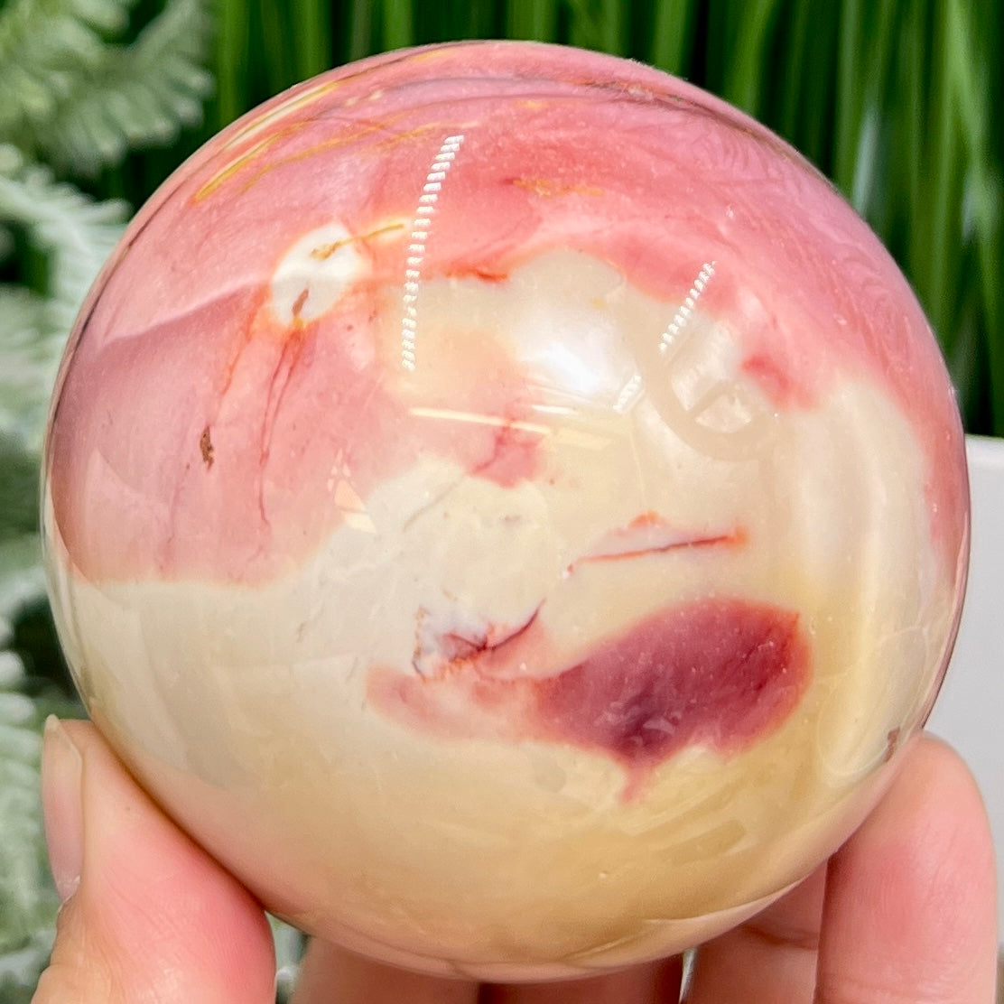 Mookaite Jasper Sphere Australian Gemstone Crystal Ball 642g 79mm