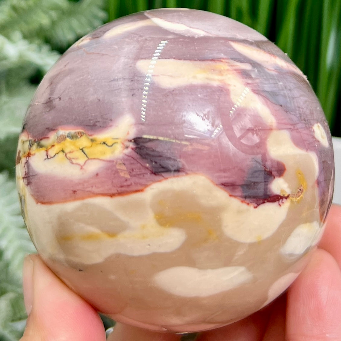 Mookaite Jasper Sphere Australian Gemstone Crystal Ball 568g 75mm