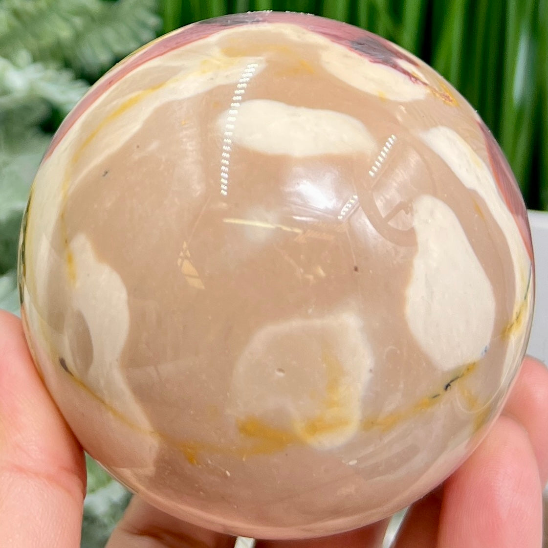 Mookaite Jasper Sphere Australian Gemstone Crystal Ball 568g 75mm