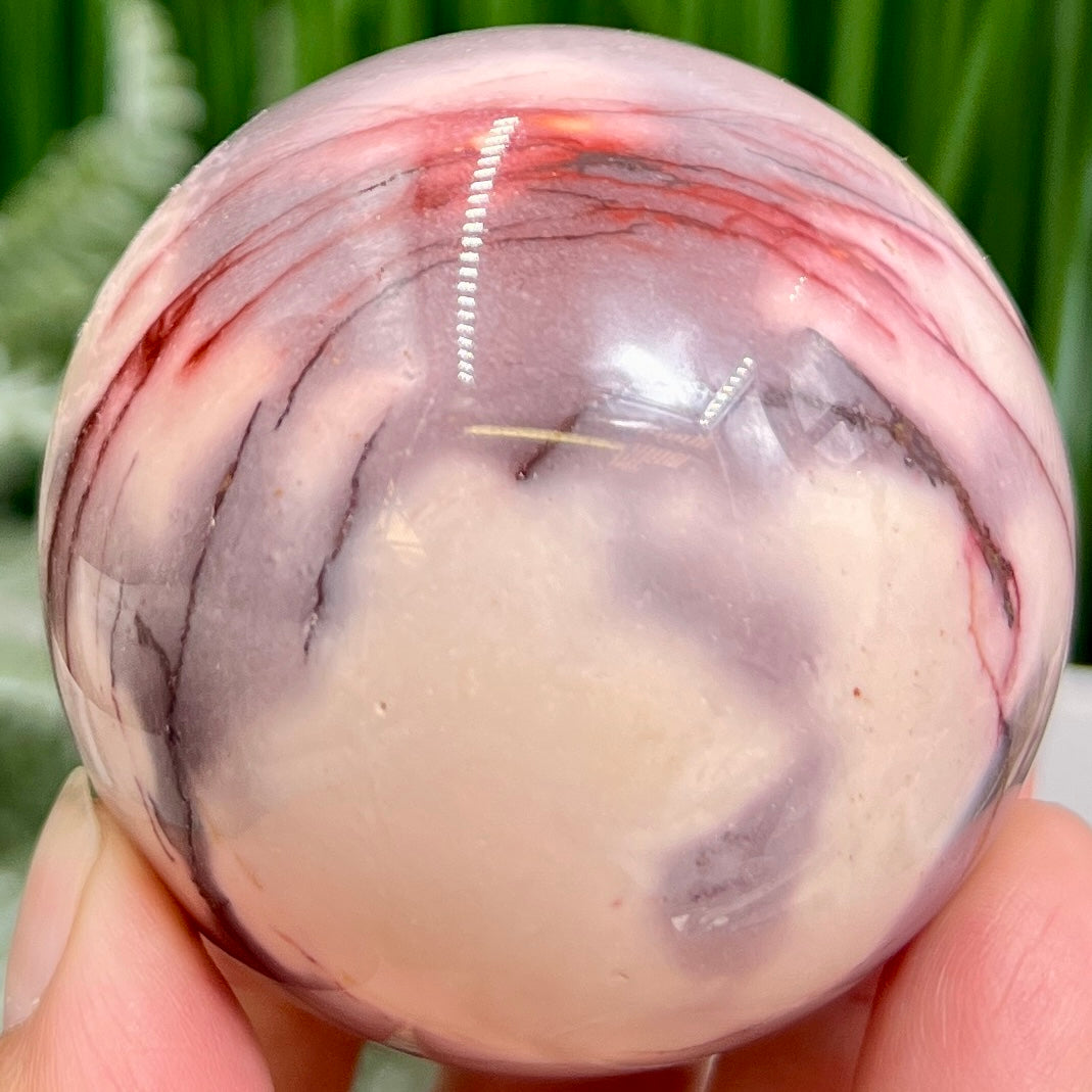 Mookaite Jasper Sphere Australian Gemstone Crystal Ball 290g 60mm