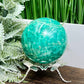 Amazonite Sphere Flashy Healing Crystal Ball 864g 86mm