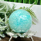 Amazonite with Smoky Quartz Flashy Sphere Healing Crystal Ball 298g 61mm