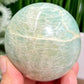 Amazonite Sphere Healing Crystal Ball 402g 67mm