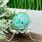 Amazonite with Smoky Quartz Sphere Healing Crystal Ball 296g 60mm