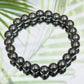 Hematite Crystals Bracelets Wearable Gemstones Elastic 7-8mm Beads 16.5cm