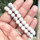 Howlite Crystals Bracelets Wearable Gemstones Elastic 8mm Beads 16cm