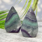 Fluorite Flames Free Form Crystal Carving Australian Seller