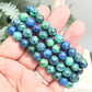 Chrysocolla Malachite Turquoise Azurite Crystals Bracelets Wearable Gemstones Elastic 8mm Beads 16cm