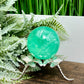 Fluorite Green Sphere Healing Crystal Ball 296g 56mm