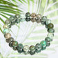 African Turquoise Crystals Bracelets Wearable Gemstones Elastic 8mm Beads 16cm