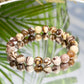 Chocolate Jasper Crystals Bracelets Wearable Gemstones Elastic 8mm Beads 16cm