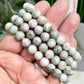 White Green Purple Jade Crystals Bracelets Wearable Gemstones Elastic 8mm Beads 15cm