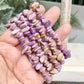 Phosphosiderite Purple Chips Crystals Bracelets Wearable Gemstones Elastic 16cm