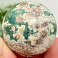 Russian Flower Cherry Blossom Jasper Sphere Rare Crystal Ball 146g 48mm