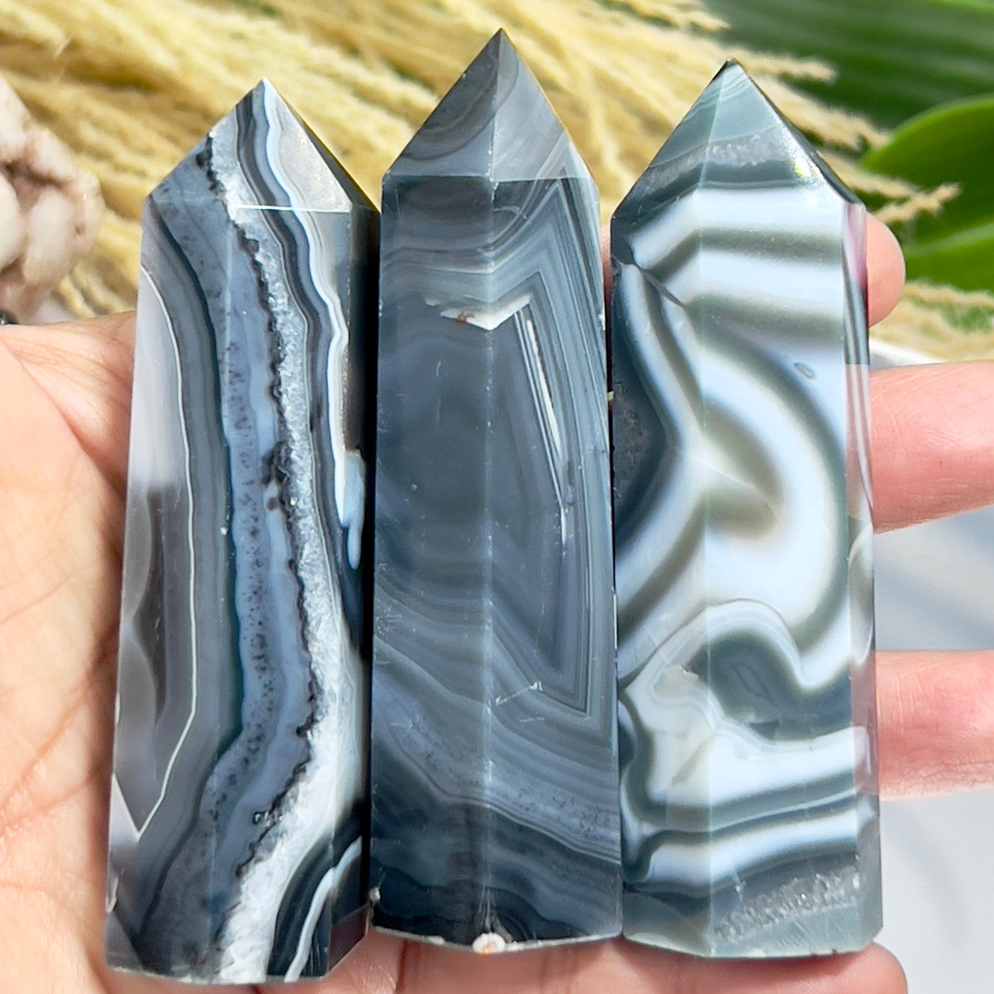 Agate Points Towers Healing Crystal Generator