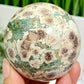 Russian Flower Cherry Blossom Jasper Sphere Rare Crystal Ball 360g 65mm